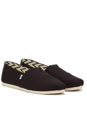 TOMS Alpargata Katoen Canvas Dames Zwarte Espadrilles
