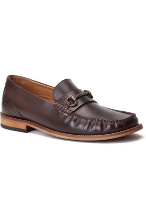 Base London Madison Leren Herenpantoffels Burnt Tan