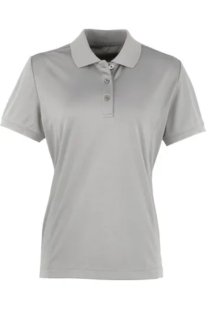 Premier Dames/dames Coolchecker korte mouw Pique Polo T-Shirt
