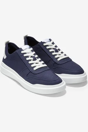 Cole Haan Grandpro Rally CA Cotton Blend Dames Marineblauw / Optic Wit Trainers