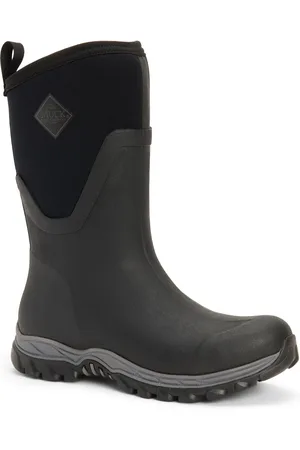 Muck Arctic Sport Mid Rubberen Zwarte Regenlaarzen