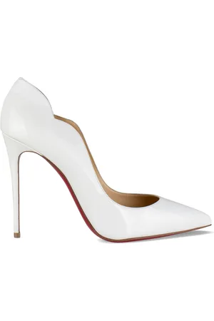 Christian Louboutin Pompt Hot Chick White