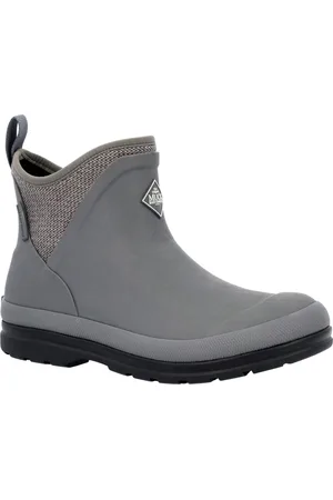 Muck Muck Originals Enkelrubber Grijze Wellington Laarzen