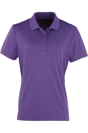 Premier Dames/dames Coolchecker korte mouw Pique Polo T-Shirt