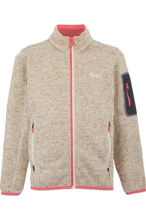 Regatta Kinder/Kinder Newhill Fleece Jas (Lichte vanille/perzikbloei)
