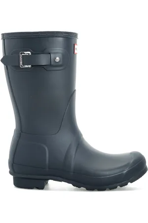 Hunter Original lage regenlaarzen voor dames, marineblauw