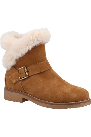 Hush Puppies Hannah Suède Dameslaarzen Tan
