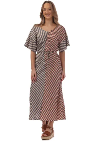 HUGO BOSS Dames Dandira Dress in Multi kleur