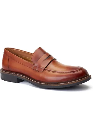Base London Ivey Leren Herenpantoffels Burnt Tan