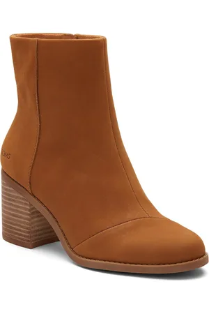 TOMS Evelyn Leather Vrouwen Laarzen Tan
