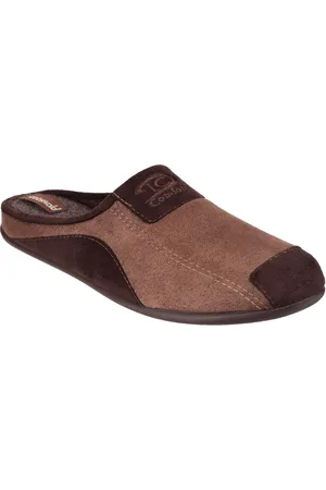 Cotswold Outdoor Westwell Stoffen Heren Bruine Pantoffels