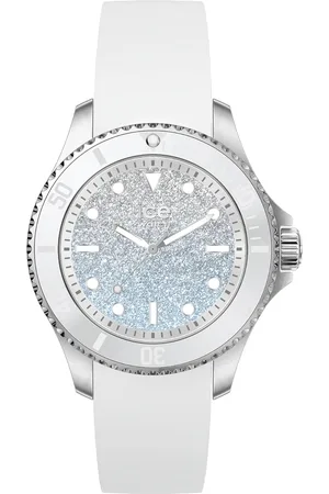 Ice-Watch Ice Watch Ice Steel - Lo White Blue Dames Horloge 020370