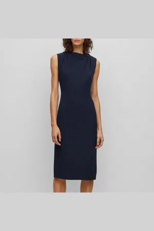 HUGO BOSS Dames Dezuki Slim-Fit Business Dress in