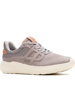 Hush Puppies Seventy8 Suède Heren Grijze Sportschoenen