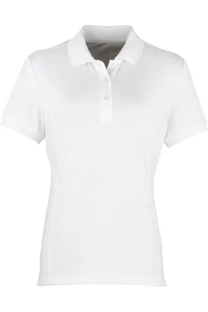 Premier Dames/dames Coolchecker korte mouw Pique Polo T-Shirt
