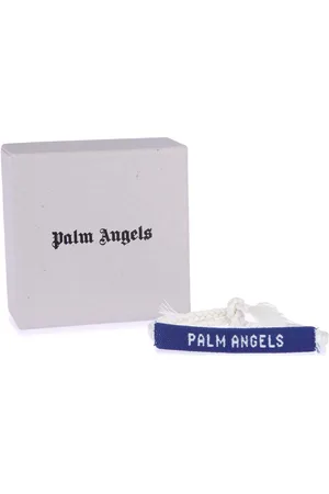 Palm Angels Accessoires Logo Armband in Blauw-Wit