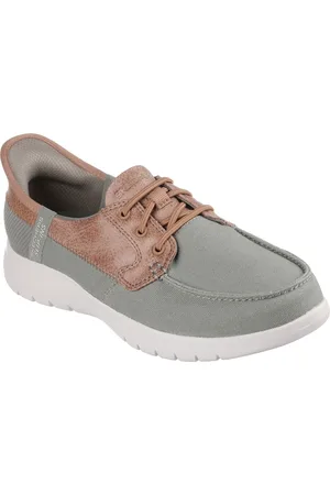 Skechers On-the-GO Flex - Palmilla Canvas/Faux Leather Vrouwen Bootschoenen