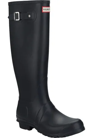 Hunter Original hoge regenlaarzen voor dames, marineblauw