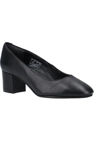 Hush Puppies Anna Breed Leren Vrouwenhakken