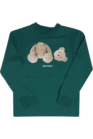 Palm Angels Juniors Beer T-shirt met lange mouwen voor jongens in