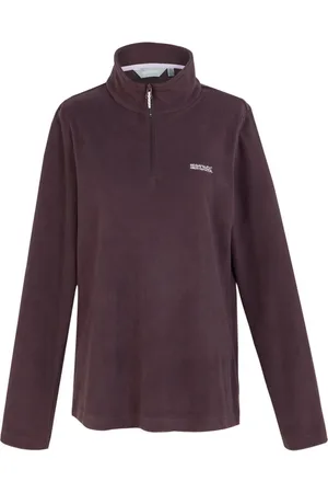 Regatta Geweldige Outdoors Dames Sweetheart 1/4 Zip Fleece Sweater (Diepe pruim)
