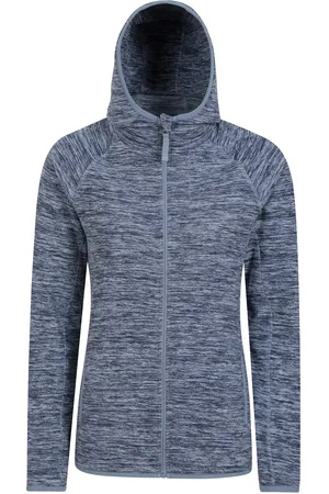 Mountain Warehouse Dames/Dames Lleyn II Melange Full Zip Hoodie (Donkerblauw)