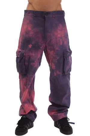 OFF-WHITE Herenbroek Off White Tie Dye Contour Cargo in