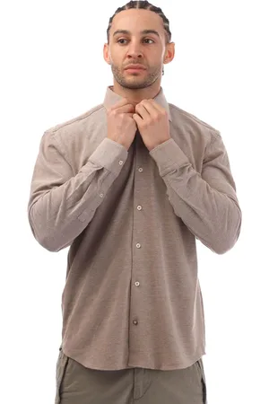 HUGO BOSS Heren C-HAL Kent Jersey overhemd in