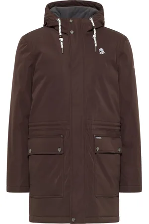 Schmuddelwedda Winter parka Heren donkerbruin