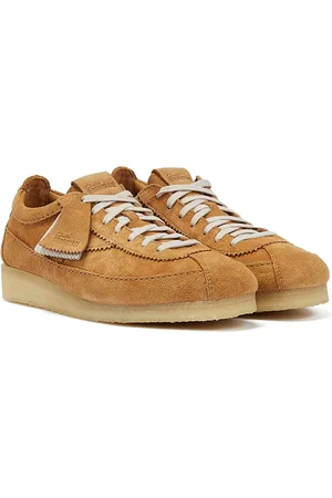 Clarks Wallabee Tor Herenschoenen Mid Tan Suède
