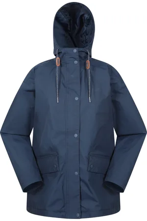 Mountain Warehouse Dames Misty Waterdichte Jas (Marineblauw)
