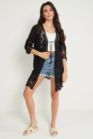 Gini London Geborduurde Haakwerk Cover-Up