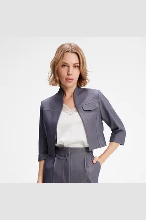 Smart & Joy Minimalistische cropped jas