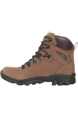 Mountain Warehouse Heren Odyssey Extreme Nubuck Waterdichte Wandelschoenen (Lichtbruin)