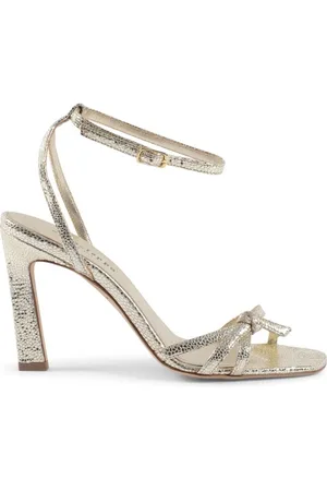 DEE OCLEPPO Bella Lamé Sandaal - Platinum