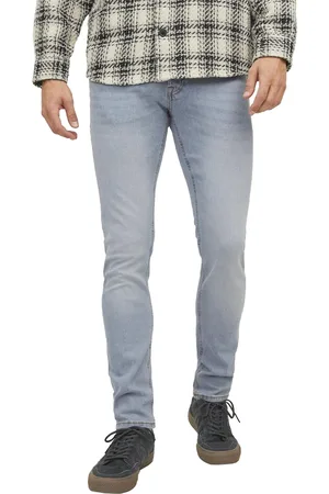 JACK & JONES Slim Fit Jeans Blauwe Denim
