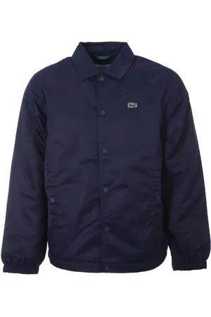 Lacoste Waterafstotende Coach Jacket - Marineblauw