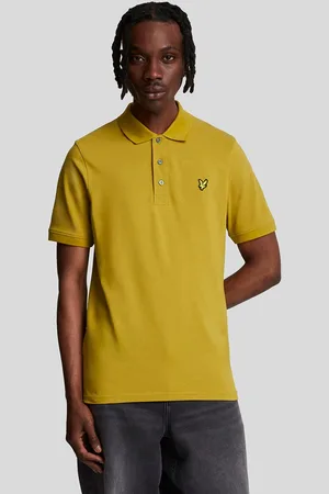 Lyle & Scott Heren Lyle And Scott effen poloshirt in