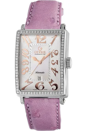 Gevril Dames 6208RL Glamour Automatische Diamanten Horloge