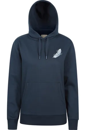 Mountain Warehouse Dames/Vrouwen Drijvende Veer Hoodie (Marineblauw)
