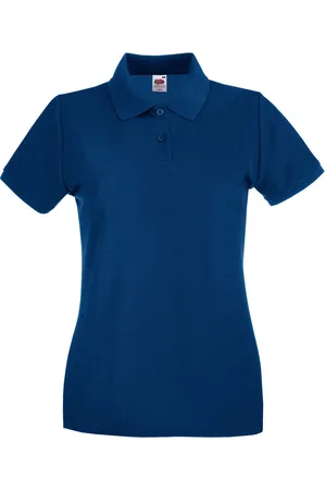 Fruit Of The Loom Dames Lady-Fit Premium Korte Mouwen Polo Shirt