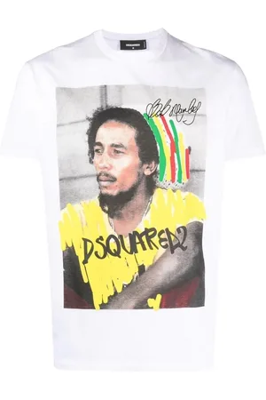 Dsquared2 Cool Fit Bob Marley Logo T-shirt