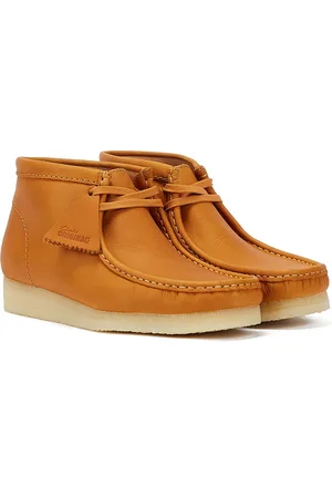 Clarks Wallabee Mid Tan Leer Heren Laarzen