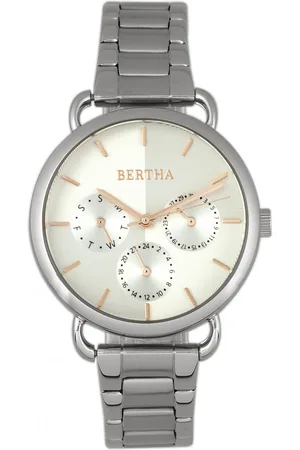 Bertha Gwen armbandhorloge met dag/datum