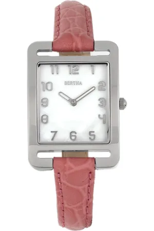 Bertha Marisol Zwitsers MOP horloge met leren band