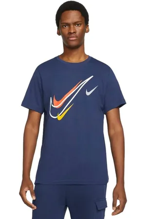 Nike Court Swoosh-logo-T-shirt voor heren in marineblauw