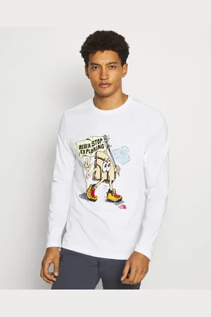 The North Face Heren Long Sleeve Graphic T Shirt