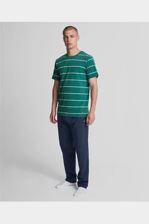 Lyle & Scott Herenbroek Lyle And Scott Alastair in marineblauw