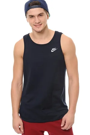 Nike Atletische Gym Casual Vest-tanktop voor heren in marineblauw