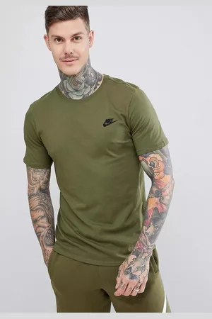 Nike Sportswear Club T-shirt voor heren in olijfgroen